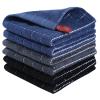 OHZI3Q 4/6pcs Kitchen Towel Absorbent Dishcloth Ultra Soft Kitchen Cloths Drying Hand Towels Home Cleaning Tools for Cleaning(Color10 34 * 72cm 4pcs) view 2