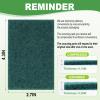 200 Pack Green Scrubbing Pads, Heavy Duty Scouring Pads,Dish Scrubber Reusable for Cleaning, Multipurpose Scrub Pads for Household Kitchen Dishes Pots Pans & Metal Grill- 4.3 x 2.75 x 0.3 Inches view 2