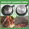 200 Pack Green Scrubbing Pads, Heavy Duty Scouring Pads,Dish Scrubber Reusable for Cleaning, Multipurpose Scrub Pads for Household Kitchen Dishes Pots Pans & Metal Grill- 4.3 x 2.75 x 0.3 Inches view 4