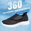 LFFTBK Diabetic Shoes,Men's and Women's Extra Wide for Swollen Feet Elderly Shoes(Gray,10US) view 2