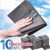 OHZI3Q Thick Microfiber Cleaning Cloth - Reusable Lint-Free Towel for Kitchen and Glass for Cleaning(Thickened 30x30cm,7PCS) view 2