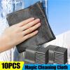 OHZI3Q 1/3/5/10Pcs Cleaning Cloths Reusable Microfiber Washing Rags Microfiber Glass Clean Towel for Cleaning(Thickened 30x30cm,1Pcs) view 2