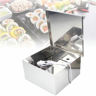 Wzglod Seaweed Container Oven, 25W Stainless Steel Seaweed Drying Box with Drying Function and 2 Heating Bulbs, for Nori, Vegetables, Sushi