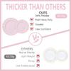 QualQuot 120PCS Pink Plastic Plates, Heavy Duty Disposable Party Plates with Gold Rim, Fancy 60 Dinner & 60 Dessert Plates for Parties and Wedding view 4