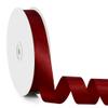 100 Yards 1 Inch Wine Red Ribbon, Burgundy Satin Ribbons, Maroon Fabric Hair Ribbons, Holiday Red Gift Silk Ribbon Ornament Wreath for Crafts Flower Bouquet Bow Sewing view 1