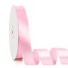100 Yards Ribbon, 1 Inch Pink Satin Ribbon for Gift Wrapping, Ribbons for Flower Bouquet, Single Face Fabric Polyester Hair Ribbons for Crafts Wedding Bow Party Decorations view 1
