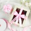100 Yards Ribbon, 1 Inch Pink Satin Ribbon for Gift Wrapping, Ribbons for Flower Bouquet, Single Face Fabric Polyester Hair Ribbons for Crafts Wedding Bow Party Decorations view 4