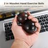2 Pcs Blackwood Hand Exercise Balls, 2 In Baoding Balls With Case, Hand Grip Fitness, Hand Massager view 3
