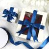 100 Yards 1 Inch Navy Blue Ribbon for Gift Wrapping Bouquet Accessories Navy Satin Ribbons for Hair Navy Fabric Ribbon for Graduation Ribbons Leis Wedding Invatation Bow Decoration view 4
