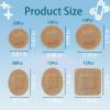 120Pcs Breathable Fabric Small Bandages, Round Oval and Square Flexible Adhesive Strips for Face and Small Wounds Protection Care view 2