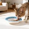 MUCHII 10 Oz Paper Bowls 150 Count Small Bowls, Blue Printed Soak Proof Disposable Bowls for Snacks, Dessert, And Light Lunch Meals view 4