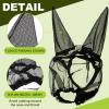 Yeyeplum 1 Pcs Small Donkey Fly Mask with Ear Protection Breathable Mule Fly Mask with Long Ears Protection from Insects and Bugs Soft Mesh with Adjustable Fastener Easy get on and Off(Black) view 3