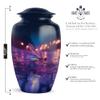 Remembrate Purple Dragonfly Burial Urns for Women Human Ashes - Blue Cremation Urns for Ashes Adult Female and Male Remains - Adult Cremation Urn for Burial, 10 Inch & 3 Inch view 2