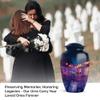 Remembrate Purple Dragonfly Burial Urns for Women Human Ashes - Blue Cremation Urns for Ashes Adult Female and Male Remains - Adult Cremation Urn for Burial, 10 Inch & 3 Inch view 3