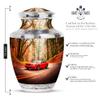 Casketique Car Memorial Urns for Human Ashes Adult Female & Male Combo Set of 2 - Blue Urns for Human Ashes Adult Man 1 Large & 1 Keepsake Urn - Cremation Urn - 10 & 3 Inch view 2