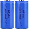 AIQFMNFC aa Rechar High Capacity 14430 3.2 Volt Solar Rechar, 3.2V 600mAh 14430 Rechar for Solar Panel Outdoor Garden Lights (Not AA), 2-Pack view 1