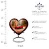Casketique Car Mini Funeral Urns for Human Ashes Adult Female - Miniature Brown Cremation Urns for Adult Male - Small Memorial Urn - Tiny Cremation Urn for Huma Ashes Man & Women - 3 Inch view 2