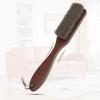100% Horse Hair Clothes Brush for Wool Coats Cashmere Suits No Shedding Soft Bristle Garment Brush for Lint Removal Premium Beechwood Handle Hat Brush for Cowboy Hats Felt Fedora Cleaning Tailor Grade view 1