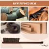 100% Horse Hair Clothes Brush for Wool Coats Cashmere Suits No Shedding Soft Bristle Garment Brush for Lint Removal Premium Beechwood Handle Hat Brush for Cowboy Hats Felt Fedora Cleaning Tailor Grade view 3