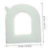 HAKIDZEL Thick EVA Toilet Seat Cushion Pad Waterproof Self-Adhesive Soft Mat Comfortable Bathroom Toilet Seat Cover for Adults Anti-Slip Pedestal Pan Cushion view 2