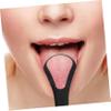 Healeved 1 Set Stainless Steel Tongue Scraper Tool Ergonomic Oral with Carrying Case for Travel Reduces Bad Breath Deeply Cleans Tongue Coating view 4