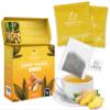 100 PACK Ginger-Turmeric Tea Bags Individual Wrapped Tea Bags All Natural Herbal Tea | Caffeine Free | No Preservatives, No Sugar, Non GMO Great For All Seasons view 1