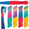 Practicon Personalized SmileGoods Y293 Child Toothbrush, 29 Tuft, Soft Bristle, 144 Individually Packaged Premium Kids Toothbrushes, Assorted Colors Bulk Pack view 1