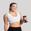 Tommie Copper Seamless Compression Bra with Back Support - Wireless, Soft and Stretchy Posture Corrector - White, Medium view 3