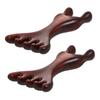 GANAZONO 2pcs Hair Scalp Massager: Head Massager Scalp Portable Head Scratcher Sandalwood Comb Brush for Hair Brown view 1