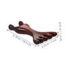 GANAZONO 2pcs Hair Scalp Massager: Head Massager Scalp Portable Head Scratcher Sandalwood Comb Brush for Hair Brown view 2