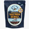 Fable Fish Wild Alaskan Salmon Jerky - Wild Caught Salmon with 31g of Protein - Tasty Fish Jerky with Omega-3s and Natural Source of Collagen - Made with Whole Muscle Sockeye - Sea Salt view 1