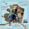 Fable Fish Wild Alaskan Salmon Jerky - Wild Caught Salmon with 31g of Protein - Tasty Fish Jerky with Omega-3s and Natural Source of Collagen - Made with Whole Muscle Sockeye - Sea Salt view 4