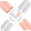 Beavorty 3 Pairs Comfortable Finger Sleeves Durable Skin Friendly Finger Protectors for Everyday Use and Physical Activities Lightweight and Washable for Men and Women view 3