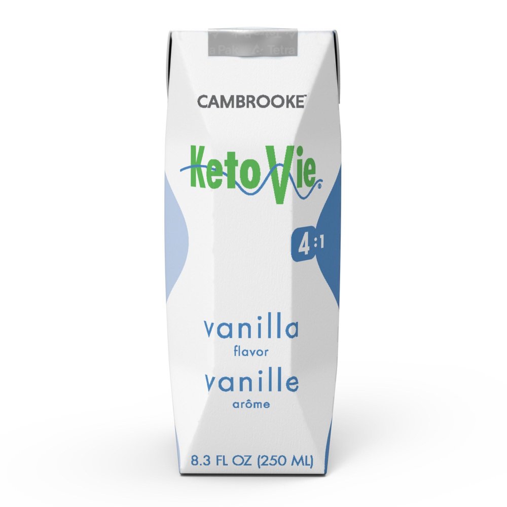 Oral Supplement KetoVie 4:1 Vanilla Flavor Liquid 8.3 oz. Case of 30