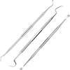 3 Pcs Stainless Steel Tooth Scraper Professional Dental Pick Scaler Teeth Tarter Plaque Remover Cleaner Teeth Cleaning Tools Dental Care Hygiene Kit Interdental Floss Picks Dental Floss and Picks view 1