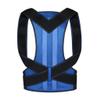 NSUQOA JSEIAJB Female Male Posture Corrector Adjustable Back Support Nylon Elastic Shoulder Back Brace Corset Back Belt(Blue,XXXL code) view 1