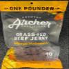 Grass-Fed Beef Jerky, Mango Habanero Flavor, 16 oz High Protein Snack Pack, Gluten-Free, Paleo, Made with 100% Grass-Fed Beef view 1