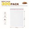 300 Pcs Cookie Bags with Seal, 4x6 Inches Self Sealing Cellophane Bags, Clear Cookie Bag Resealable Treat Bags for Packaging Cookies, Candy, Gifts, Favors, 3 Mils Individual Self Adhesive Wrappers view 2