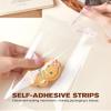 300 Pcs Cookie Bags with Seal, 4x6 Inches Self Sealing Cellophane Bags, Clear Cookie Bag Resealable Treat Bags for Packaging Cookies, Candy, Gifts, Favors, 3 Mils Individual Self Adhesive Wrappers view 4