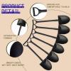 20 Pcs Mini Shovel Shape Spoons Black Shovels Spoons for Ice Cream, Cake, Yogurt, Halloween, Christmas Party Supplies view 4