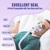 2 Pack Replacement Cushion Compatible with F20 AirFit AirTouch CPAP Mask, Premium and Snug Fit, Soft and Durable Material, Covers Nose and Mouth (Large) view 2