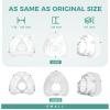 2 Pack Replacement Nasal Cushion for ResMed AirFit N20, Compatible with Original Frame, Reliable Seal and Durable Replacement Supplies, Small view 3
