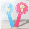 Housoutil 2pcs Classroom Voting Thumbs Down Paddles Foam Student Interaction Tools for Teacher Feedback Engagement and Interactive Learning Activities Blue Pink view 4