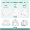 2 Pack Replacement Nasal Cushion for ResMed AirFit N20, Compatible with Original Frame, Reliable Seal and Durable Replacement Supplies, Medium view 3