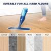 20 Pack Microfiber Disposable Mop Pads for Rubbermaid Quick Connect System Mop - Wet Dry Cleaning Replacement Mopping Pad for Bona,Turbo,Norwex and All 16 17 18'' Flat System Mop view 4
