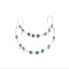 1 Pack Temporary Tooth Decoration with Metal Wires,Metal Bracket and Orthodontic Ligature Ties,Props for Dental Students to Practice and Orthodontist Explain (Blue) view 1