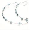 1 Pack Temporary Tooth Decoration with Metal Wires,Metal Bracket and Orthodontic Ligature Ties,Props for Dental Students to Practice and Orthodontist Explain (Blue) view 3