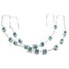 1 Pack Temporary Tooth Decoration with Metal Wires,Metal Bracket and Orthodontic Ligature Ties,Props for Dental Students to Practice and Orthodontist Explain (Blue) view 4