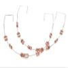 1 Pack Temporary Tooth Decoration with Metal Wires,Metal Bracket and Orthodontic Ligature Ties,Props for Dental Students to Practice and Orthodontist Explain (Orange) view 1