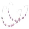1 Pack Temporary Tooth Decoration with Metal Wires,Metal Bracket and Orthodontic Ligature Ties,Props for Dental Students to Practice and Orthodontist Explain (Purple) view 2